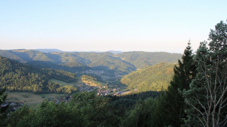 Dieses Bild zeigt eine Webcam-Aufnahme vom Achertal, aufgenommen am Mittwoch, den 12.08.2026 um 07:20 Uhr. Die Temperatur betrug 20.8°C.