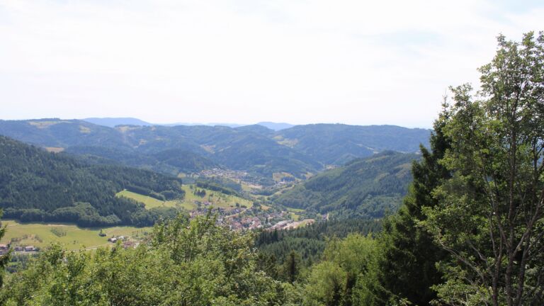 Dieses Bild zeigt eine Webcam-Aufnahme vom Achertal, aufgenommen am Mittwoch, den 22.07.2026 um 15:10 Uhr. Die Temperatur betrug 25.5°C.