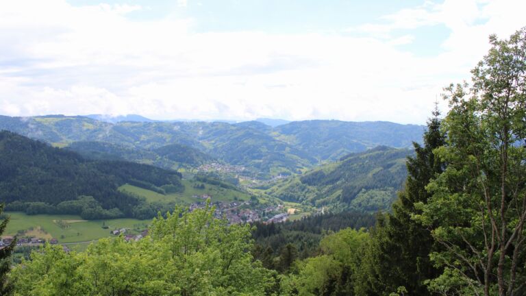 Dieses Bild zeigt eine Webcam-Aufnahme vom Achertal, aufgenommen am Freitag, den 15.05.2026 um 15:20 Uhr. Die Temperatur betrug 7.8°C.