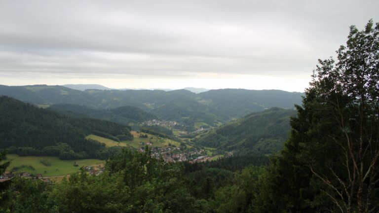 Dieses Bild zeigt eine Webcam-Aufnahme vom Achertal, aufgenommen am Samstag, den 13.06.2026 um 07:10 Uhr. Die Temperatur betrug 14.2°C.
