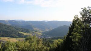 Dieses Bild zeigt eine Webcam-Aufnahme vom Achertal, aufgenommen am Freitag, den 07.08.2026 um 19:30 Uhr. Die Temperatur betrug 24.7°C.