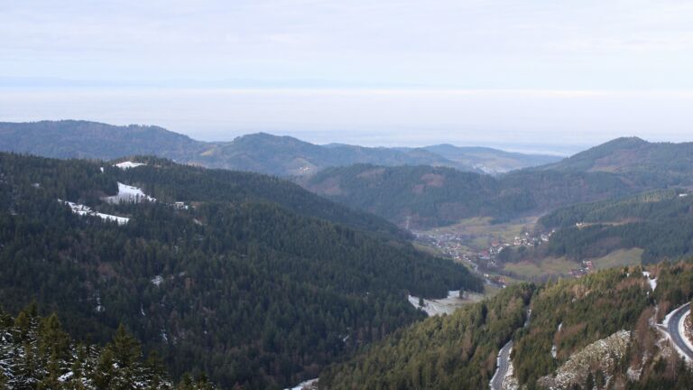 Dieses Bild zeigt eine Webcam-Aufnahme vom Achertal, aufgenommen am Samstag, den 31.01.2026 um 09:50 Uhr. Die Temperatur betrug 2°C.