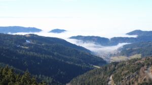 Dieses Bild zeigt eine Webcam-Aufnahme vom Achertal, aufgenommen am Sonntag, den 08.02.2026 um 13:50 Uhr. Die Temperatur betrug 5.1°C.