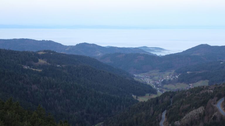 Dieses Bild zeigt eine Webcam-Aufnahme vom Achertal, aufgenommen am Mittwoch, den 17.12.2025 um 08:20 Uhr. Die Temperatur betrug 5.6°C.