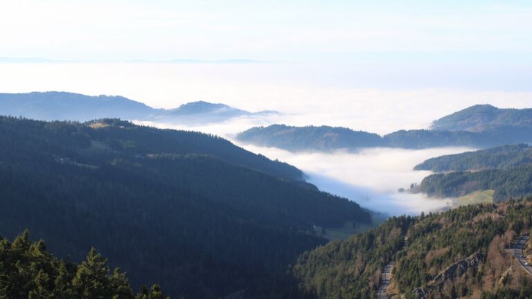 Dieses Bild zeigt eine Webcam-Aufnahme vom Achertal, aufgenommen am Sonntag, den 21.12.2025 um 14:20 Uhr. Die Temperatur betrug 7.2°C.