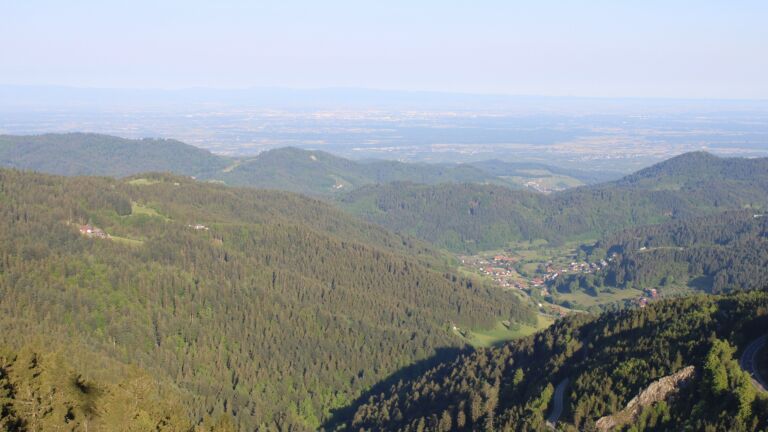 Dieses Bild zeigt eine Webcam-Aufnahme vom Achertal, aufgenommen am Montag, den 12.05.2025 um 07:40 Uhr. Die Temperatur betrug 12.6°C.