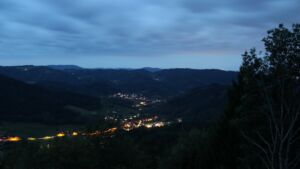 Dieses Bild zeigt eine Webcam-Aufnahme vom Achertal, aufgenommen am Donnerstag, den 24.09.2026 um 06:40 Uhr. Die Temperatur betrug 13.6°C.