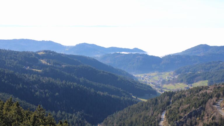 Dieses Bild zeigt eine Webcam-Aufnahme vom Achertal, aufgenommen am Mittwoch, den 25.02.2026 um 15:30 Uhr. Die Temperatur betrug 14.3°C.