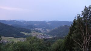 Dieses Bild zeigt eine Webcam-Aufnahme vom Achertal, aufgenommen am Dienstag, den 14.07.2026 um 05:40 Uhr. Die Temperatur betrug 25.4°C.