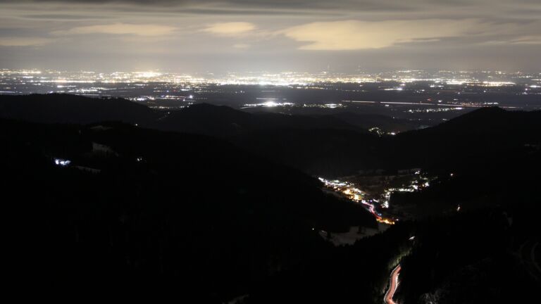 Dieses Bild zeigt eine Webcam-Aufnahme vom Achertal, aufgenommen am Mittwoch, den 14.01.2026 um 06:10 Uhr. Die Temperatur betrug 4.2°C.