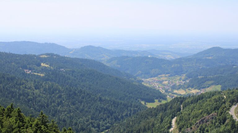 Dieses Bild zeigt eine Webcam-Aufnahme vom Achertal, aufgenommen am Freitag, den 20.06.2025 um 14:50 Uhr. Die Temperatur betrug 22.6°C.