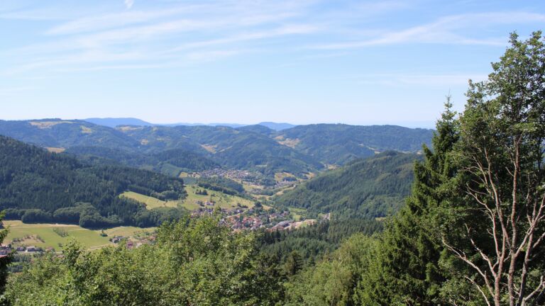 Dieses Bild zeigt eine Webcam-Aufnahme vom Achertal, aufgenommen am Sonntag, den 12.07.2026 um 12:30 Uhr. Die Temperatur betrug 25.9°C.