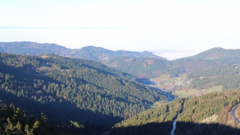 Dieses Bild zeigt eine Webcam-Aufnahme vom Achertal, aufgenommen am Mittwoch, den 25.02.2026 um 09:00 Uhr. Die Temperatur betrug 8.9°C.