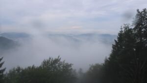 Dieses Bild zeigt eine Webcam-Aufnahme vom Achertal, aufgenommen am Mittwoch, den 01.07.2026 um 07:30 Uhr. Die Temperatur betrug 16.7°C.