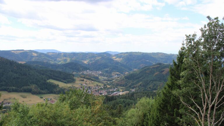 Dieses Bild zeigt eine Webcam-Aufnahme vom Achertal, aufgenommen am Mittwoch, den 19.08.2026 um 12:30 Uhr. Die Temperatur betrug 24°C.