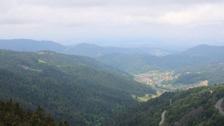 Dieses Bild zeigt eine Webcam-Aufnahme vom Achertal, aufgenommen am Mittwoch, den 21.05.2025 um 12:10 Uhr. Die Temperatur betrug 13.6°C.