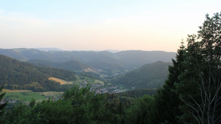 Dieses Bild zeigt eine Webcam-Aufnahme vom Achertal, aufgenommen am Donnerstag, den 25.06.2026 um 21:00 Uhr. Die Temperatur betrug 29.6°C.