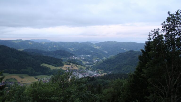 Dieses Bild zeigt eine Webcam-Aufnahme vom Achertal, aufgenommen am Montag, den 01.06.2026 um 05:40 Uhr. Die Temperatur betrug 11.8°C.