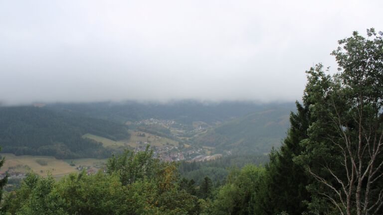 Dieses Bild zeigt eine Webcam-Aufnahme vom Achertal, aufgenommen am Donnerstag, den 20.08.2026 um 08:40 Uhr. Die Temperatur betrug 16.4°C.