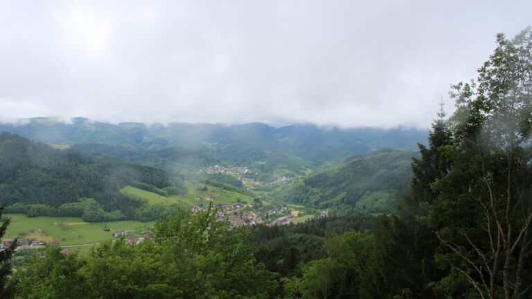 Dieses Bild zeigt eine Webcam-Aufnahme vom Achertal, aufgenommen am Freitag, den 15.05.2026 um 09:10 Uhr. Die Temperatur betrug 4°C.