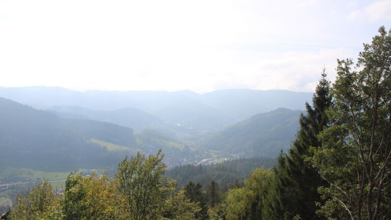 Dieses Bild zeigt eine Webcam-Aufnahme vom Achertal, aufgenommen am Montag, den 19.10.2026 um 14:40 Uhr. Die Temperatur betrug 13.4°C.