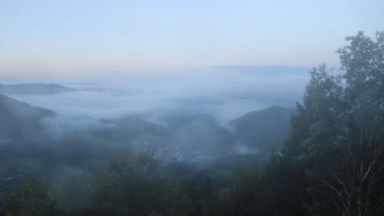 Dieses Bild zeigt eine Webcam-Aufnahme vom Achertal, aufgenommen am Freitag, den 02.10.2026 um 07:30 Uhr. Die Temperatur betrug 11.4°C.