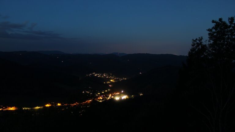 Dieses Bild zeigt eine Webcam-Aufnahme vom Achertal, aufgenommen am Montag, den 05.10.2026 um 06:40 Uhr. Die Temperatur betrug 14°C.