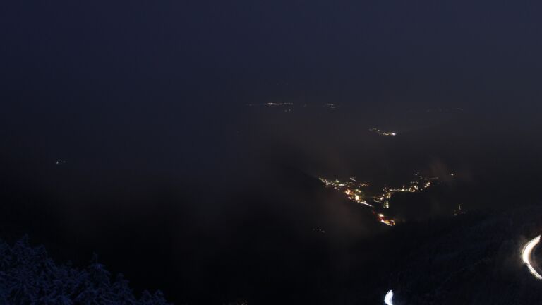 Dieses Bild zeigt eine Webcam-Aufnahme vom Achertal, aufgenommen am Mittwoch, den 26.11.2025 um 17:40 Uhr. Die Temperatur betrug -2.9°C.