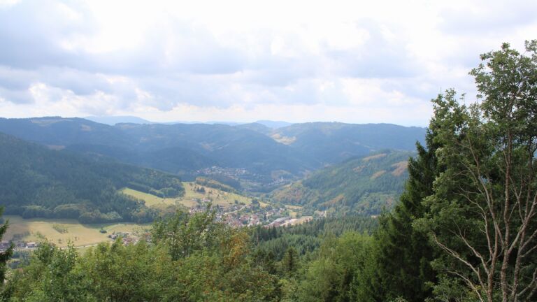 Dieses Bild zeigt eine Webcam-Aufnahme vom Achertal, aufgenommen am Samstag, den 22.08.2026 um 13:50 Uhr. Die Temperatur betrug 16.4°C.