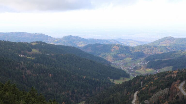 Dieses Bild zeigt eine Webcam-Aufnahme vom Achertal, aufgenommen am Dienstag, den 11.11.2025 um 12:00 Uhr. Die Temperatur betrug 7.2°C.