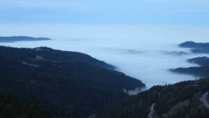 Dieses Bild zeigt eine Webcam-Aufnahme vom Achertal, aufgenommen am Montag, den 22.12.2025 um 08:20 Uhr. Die Temperatur betrug 6.9°C.