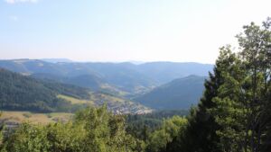 Dieses Bild zeigt eine Webcam-Aufnahme vom Achertal, aufgenommen am Dienstag, den 11.08.2026 um 18:30 Uhr. Die Temperatur betrug 31.9°C.