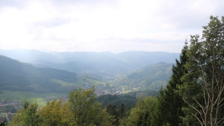 Dieses Bild zeigt eine Webcam-Aufnahme vom Achertal, aufgenommen am Montag, den 19.10.2026 um 13:20 Uhr. Die Temperatur betrug 11.7°C.