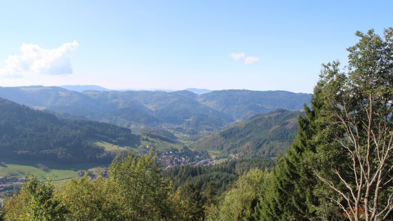Dieses Bild zeigt eine Webcam-Aufnahme vom Achertal, aufgenommen am Montag, den 05.10.2026 um 11:30 Uhr. Die Temperatur betrug 20.8°C.