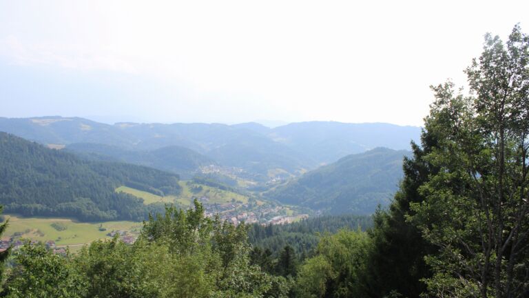 Dieses Bild zeigt eine Webcam-Aufnahme vom Achertal, aufgenommen am Samstag, den 18.07.2026 um 17:20 Uhr. Die Temperatur betrug 26°C.