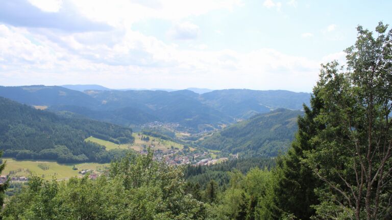 Dieses Bild zeigt eine Webcam-Aufnahme vom Achertal, aufgenommen am Montag, den 27.07.2026 um 15:00 Uhr. Die Temperatur betrug 24°C.