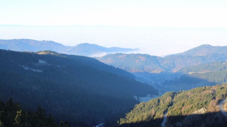 Dieses Bild zeigt eine Webcam-Aufnahme vom Achertal, aufgenommen am Montag, den 29.12.2025 um 10:00 Uhr. Die Temperatur betrug 2.8°C.