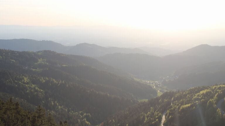 Dieses Bild zeigt eine Webcam-Aufnahme vom Achertal, aufgenommen am Sonntag, den 26.04.2026 um 19:50 Uhr. Die Temperatur betrug 11.8°C.