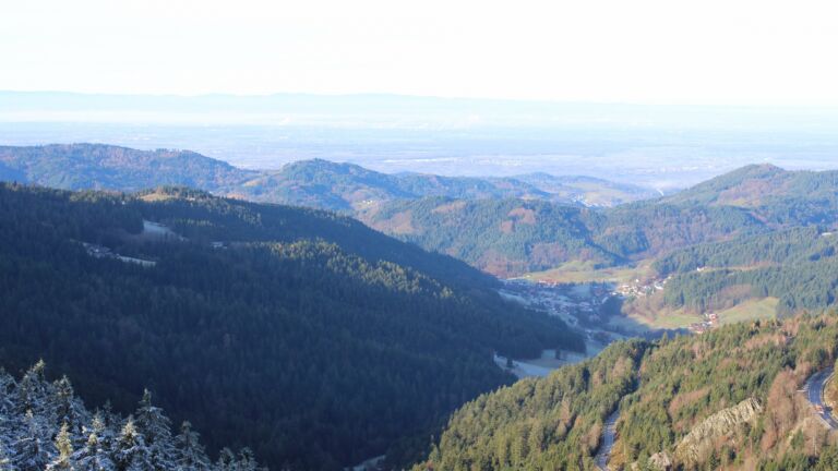 Dieses Bild zeigt eine Webcam-Aufnahme vom Achertal, aufgenommen am Montag, den 01.12.2025 um 10:20 Uhr. Die Temperatur betrug 4.2°C.