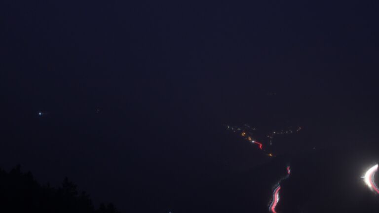 Dieses Bild zeigt eine Webcam-Aufnahme vom Achertal, aufgenommen am Sonntag, den 23.11.2025 um 17:40 Uhr. Die Temperatur betrug -1.9°C.