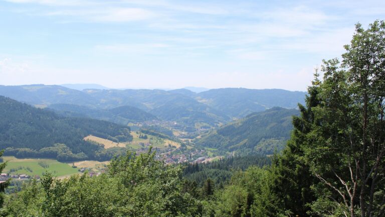 Dieses Bild zeigt eine Webcam-Aufnahme vom Achertal, aufgenommen am Dienstag, den 23.06.2026 um 13:50 Uhr. Die Temperatur betrug 32.4°C.