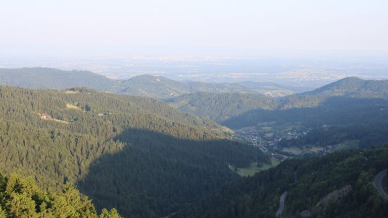 Dieses Bild zeigt eine Webcam-Aufnahme vom Achertal, aufgenommen am Freitag, den 20.06.2025 um 06:40 Uhr. Die Temperatur betrug 13.7°C.