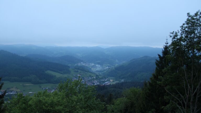 Dieses Bild zeigt eine Webcam-Aufnahme vom Achertal, aufgenommen am Samstag, den 16.05.2026 um 05:40 Uhr. Die Temperatur betrug 3.2°C.
