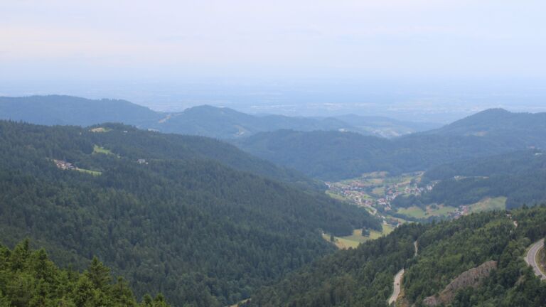 Dieses Bild zeigt eine Webcam-Aufnahme vom Achertal, aufgenommen am Samstag, den 19.07.2025 um 16:30 Uhr. Die Temperatur betrug 19.1°C.