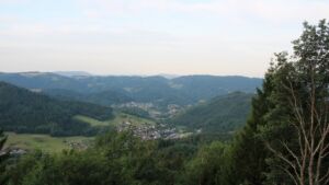 Dieses Bild zeigt eine Webcam-Aufnahme vom Achertal, aufgenommen am Donnerstag, den 23.07.2026 um 06:30 Uhr. Die Temperatur betrug 11.7°C.
