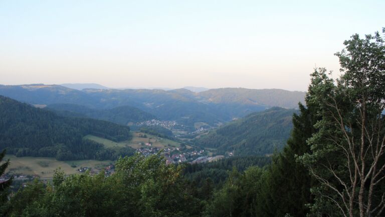 Dieses Bild zeigt eine Webcam-Aufnahme vom Achertal, aufgenommen am Dienstag, den 11.08.2026 um 06:50 Uhr. Die Temperatur betrug 18.8°C.