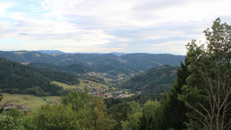 Dieses Bild zeigt eine Webcam-Aufnahme vom Achertal, aufgenommen am Samstag, den 29.08.2026 um 18:40 Uhr. Die Temperatur betrug 19.6°C.