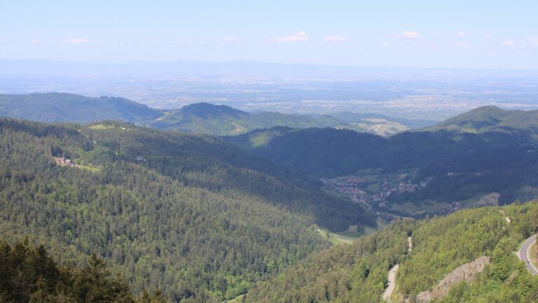 Dieses Bild zeigt eine Webcam-Aufnahme vom Achertal, aufgenommen am Freitag, den 16.05.2025 um 10:50 Uhr. Die Temperatur betrug 10°C.