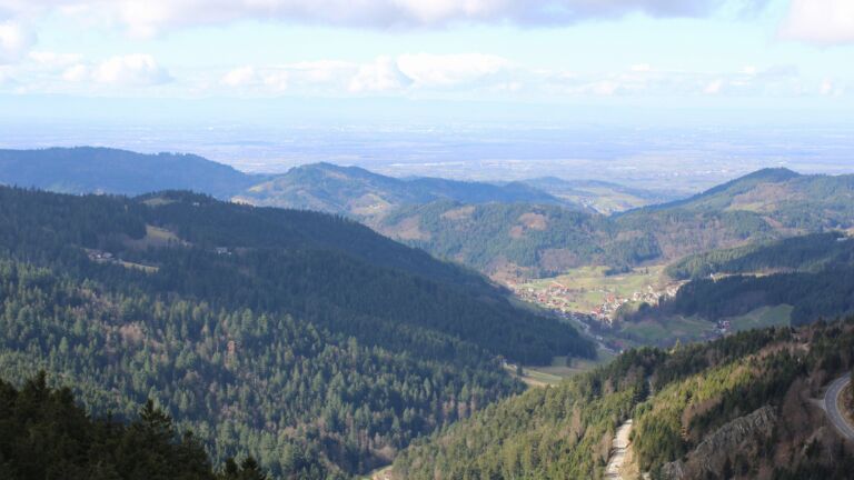 Dieses Bild zeigt eine Webcam-Aufnahme vom Achertal, aufgenommen am Sonntag, den 01.03.2026 um 12:00 Uhr. Die Temperatur betrug 6.2°C.