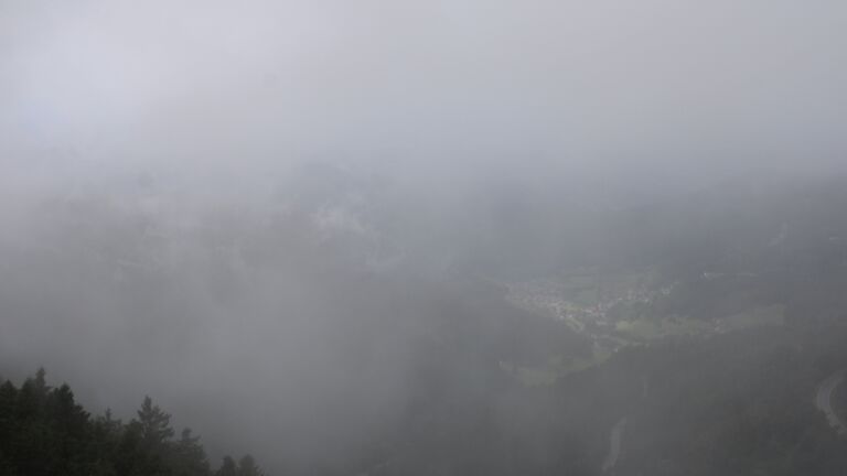 Dieses Bild zeigt eine Webcam-Aufnahme vom Achertal, aufgenommen am Donnerstag, den 11.09.2025 um 14:20 Uhr. Die Temperatur betrug 8.3°C.